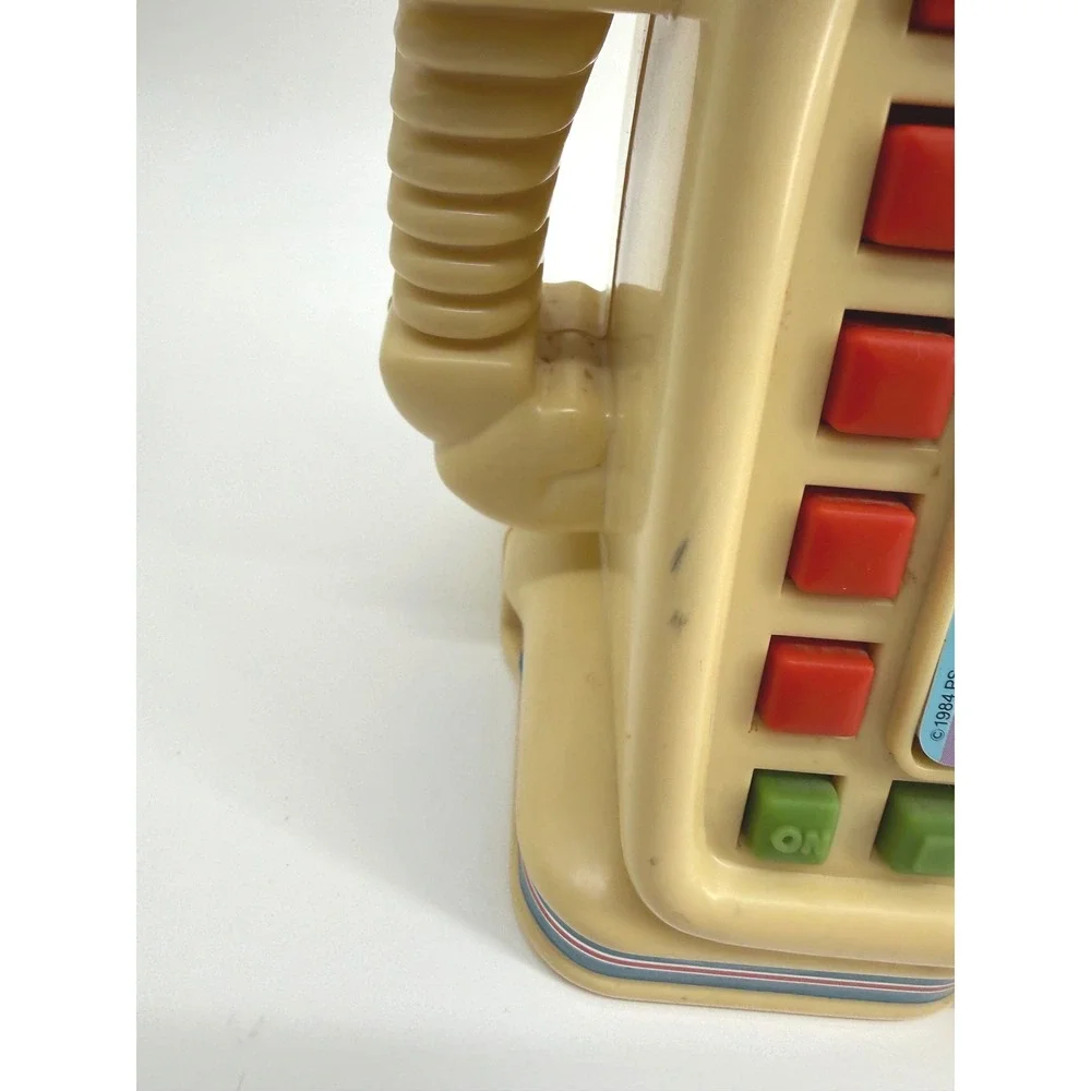Vintage‎ 1984 Playskool Alphie II Electronic Robot Learning Toy With 7+ Cards